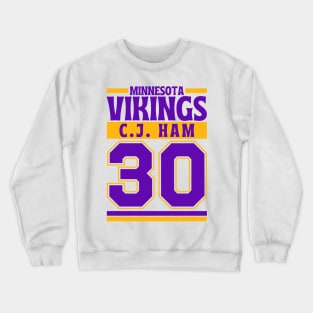 Minnesota Vikings C. J. Jam 30 American Football Edition 3 Crewneck Sweatshirt